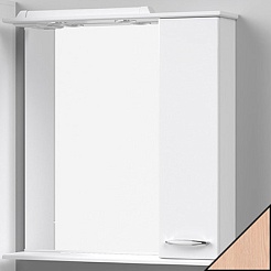 Водолей Зеркальный шкаф Колумбия 75 R дуб – фотография-1